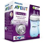 شیشه شیر نچرال(طبیعی) طلقی 260 میل دوتایی آبی اونت avent