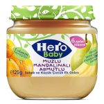 پوره میوه پرتقال،موز و گلابی ۱۲۵ گرمی هرو بیبی hero baby