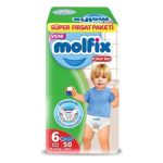 پوشک شورتی مولفیکس سایز 6 (50عددی)