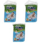 پوشک نوزاد کانفی بیبی confy baby سایز ۵ – (3 بسته 10 عددی)