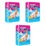 پوشک نوزاد کانفی بیبی سایز 4 (3 بسته 12عددی) Confy babay