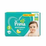 پوشک پریما پمپرز ترک اونتاژ سایز ۵ (۴۶تایی) Prima Pampers