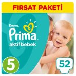 پوشک پریما پمپرز ترک اونتاژ سایز5 (52تایی)