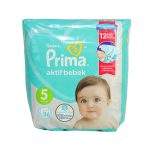 پوشک پریما پمپرز ترک سایز 5 بسته 26 تایی pampers prima