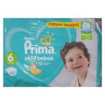 پوشک پریما پمپرز ترک سایز 6 بسته 42تایی pampers prima