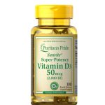 قرص ویتامین D3 50mcg پوریتان پراید (۱۰۰ عددی)