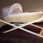 سبد حصیری نوزاد(کری کوت) مادرکر با پایه mothercare