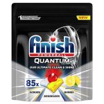 قرص ماشین ظرفشویی کوانتوم ultimate 85 عددی با رایحه لیمو finish