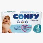 پوشک بچه کانفی ۳۸ عددی سایز ۳ مدل پریمیوم confy