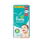 پوشک پریما پمپرز ترک اونتاژ سایز ۴+ (۵۰تایی) Prima Pampers