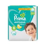 پوشک پریما پمپرز ترک سایز 6 (26)تایی