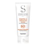 کرم ضد آفتاب بی رنگ SPF50 فوتو۳ سین بیونیم