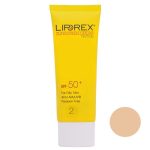 کرم ضد آفتاب رنگی (بژ طبیعی) +SPF50 پوست نرمال تا چرب لیپورکس