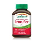 قرص آهن Jamieson Iron 28mg جیمیسون  (90 عددی)
