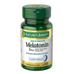 قرص ملاتونین Quick Dissolve 3mg نیچرز بونتی (120 عددی)