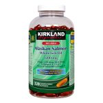 سافت ژل فیش اویل 3 6 9 آلاسکای وحشی Kirkland 1200mg کرکلند (320 عددی)